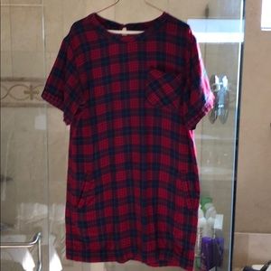 Madewell Plaid dress